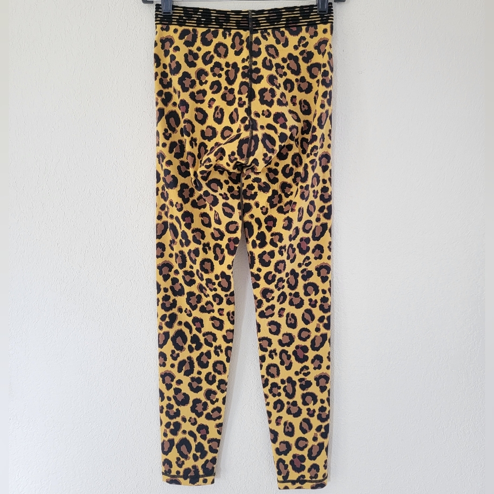 ADAM SELMAN SPORT Bonded Active Legging In Honey Leopard S. - Picture 6 of 9